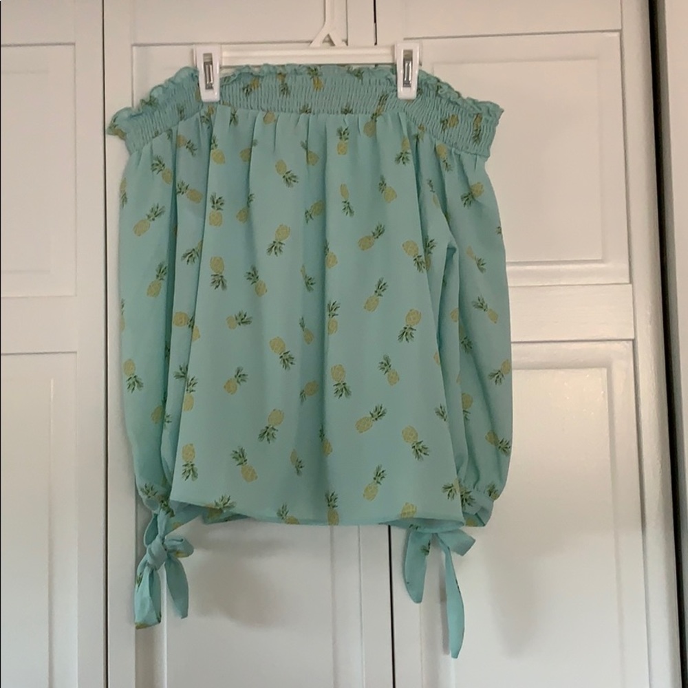 Dressy off the shoulder top